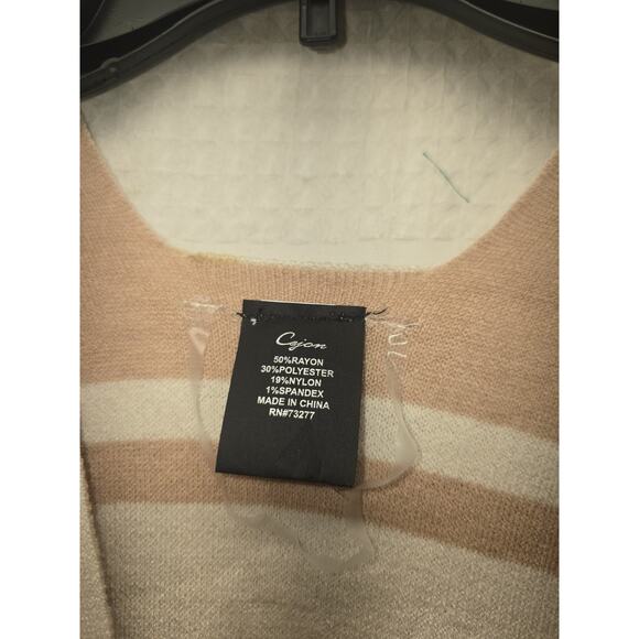 Cejon Women's Shawl Wrap Poncho Ruana Cape Open Front Sweater Cardigan Fall 7280 - Picture 2 of 4